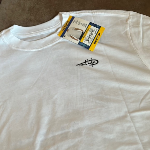 Reel Life *NWT* Men's Neptune Ocean Washed T-Shirt, Brilliant White - Picture 4 of 5